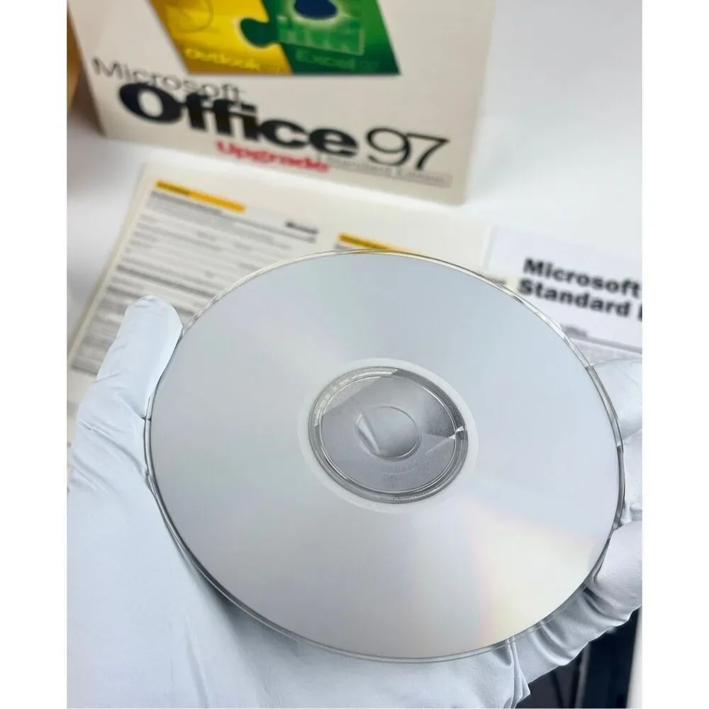 Vintage Microsoft Office 97 Upgrade Standard Big Box Version New Open Box EK2207
